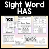 Sight Word HAS {2 Worksheets, 2 Books, and 4 Activities!}