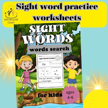 Preview of Sight word practice worksheets game heart words spelling practice word work list