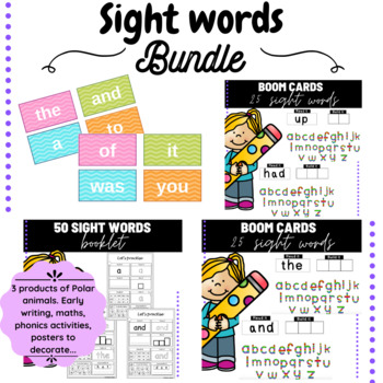 Preview of Sight words Kindergarten BUNDLE