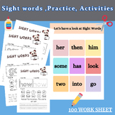 Sight words ,Practice, Activities