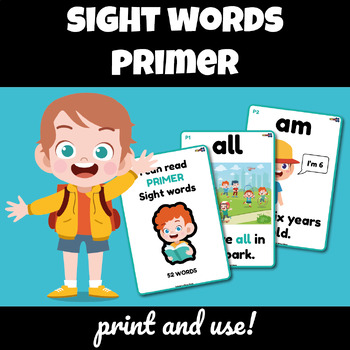 Preview of Sight words Primer A4 poster