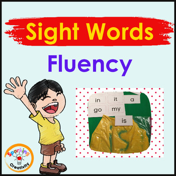 Preview of Sight words practice and Fine Motor skills builder activity for kindergarten