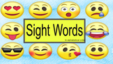 Sight words with Emoji visual activation system