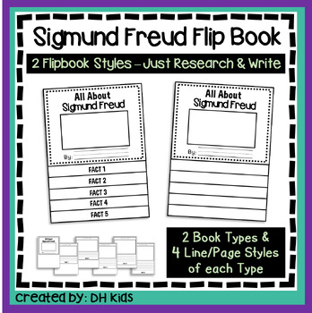 Preview of Sigmund Freud Report, Famous Psychologist, Psychoanalysis, Psychology