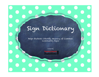 Preview of Sign Dictionary