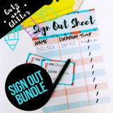 Sign-In Hall Pass Bundle
