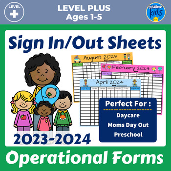 Preview of Sign-In Sheets for Daycare & Preschool