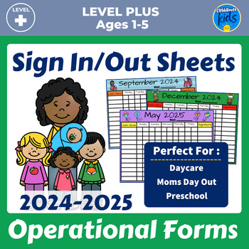 Preview of Sign-In Sheets for Daycare & Preschool