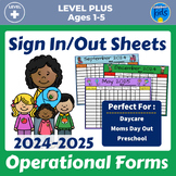 Sign-In Sheets for Daycare & Preschool