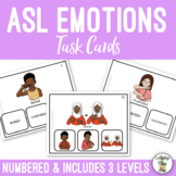Sign Language ASL Emotions Task Cards