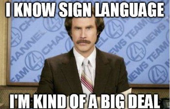 Preview of Sign Language Memes and Meme Wall Activity. (154 memes)
