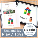 Sign Language Activity | Play Toys | Book for Speech Thera