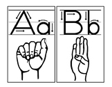 Sign Language Alphabet Cards