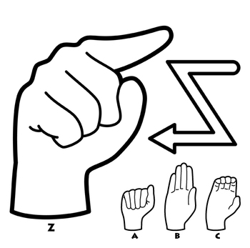 Preview of Sign Language Alphabet Clip Art