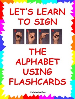 Preview of Sign Language Alphabet Flashcards
