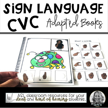 Preview of Sign Language CVC Books