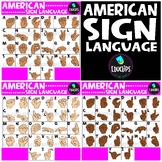 American Sign Language | ASL Clip Art Set {Educlips Clipart}
