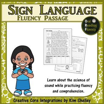 Preview of Sign Language Fluency Passage