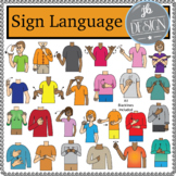 Sign Language Pack (JB Design Clip Art for Personal or Com