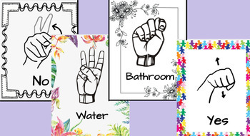 Preview of Sign Language Posters