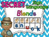 Sign Language Secret Beginning Blends (Initial Consonant B