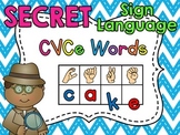 Sign Language Secret CVCe Words