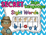 Sign Language Sight Words Centers (335 high frequency words included!)
