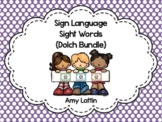 Sign Language Sight Words {Bundle}