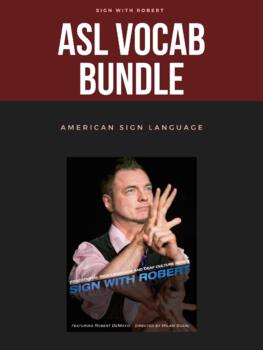 Preview of Sign Language Vocabulary Bundle - Intermediate and FUN!