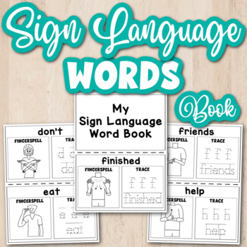 Preview of Sign Language Word Book