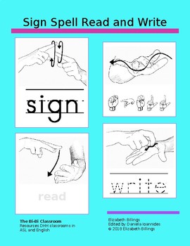 Preview of Sign, Spell, Read, and Write 1-10