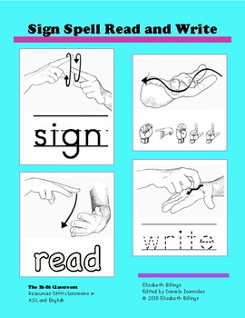 Preview of Sign, Spell, Read and Write - Level 1