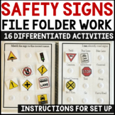 Safety Signs, Community Safety, Vocational Skills Workbook