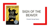 Sign of the Beaver (Elizabeth George Speare) Introductory 