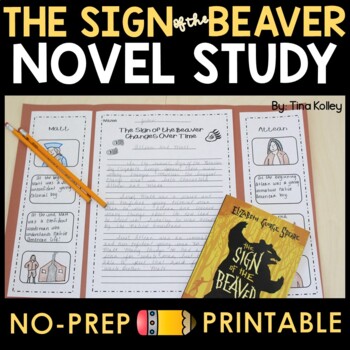 Preview of Sign of the Beaver Novel Study