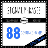 Signal Phrases Handout (EDITABLE!)