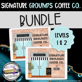 Preview of Signature Grounds Coffee Co. BUNDLE (Meter Games for Elementary Music)