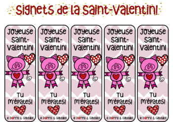 Signets De La Saint Valentin By Pomme Et Gribouillis Tpt