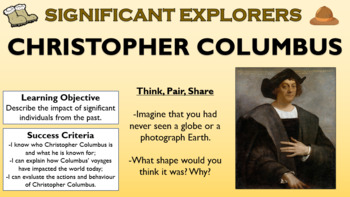 Preview of Significant Explorers - Christopher Columbus Lesson!