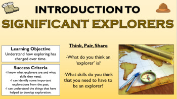Preview of Significant Explorers - Introduction Lesson!