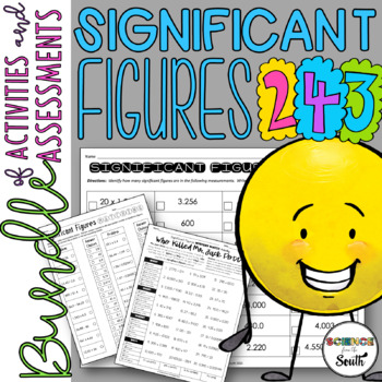 Preview of Significant Figures Bundle of Activities and Assessments with Differentiation