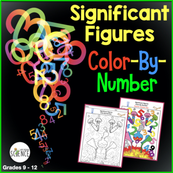 Preview of Significant Figures Color by Number