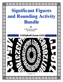 Preview of Significant Figures Essentials and Rounding Worksheet Activity Set