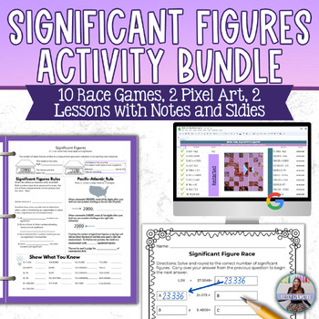 Preview of Significant Figures Lessons and Activity Bundle