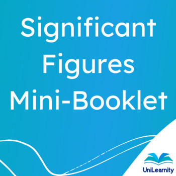 Preview of Significant Figures Mini-Booklet