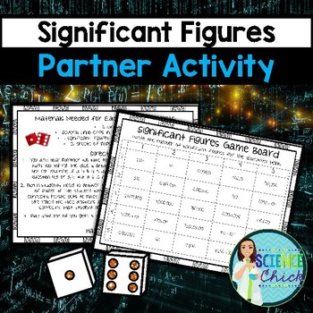 Preview of Significant Figures Partner Activity