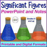 Significant Figures Powerpoint and Notes