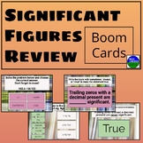 Significant Figures Review and Practice Boom Cards