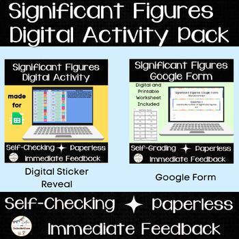 Preview of Significant Figures - Significant Digits - Digital Activity Two Pack
