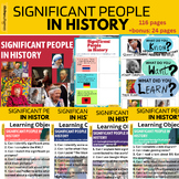 Historical Figures Bundle: 140 pages of Lesson Plan